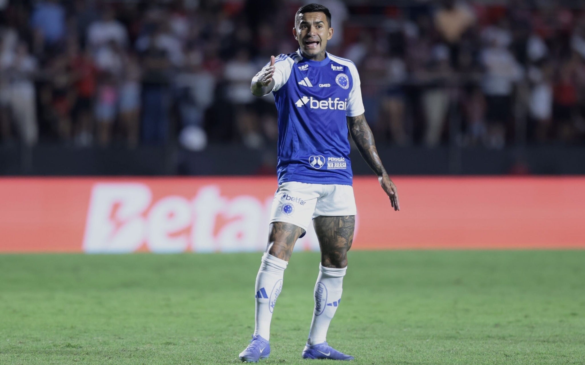 Dudu quando ainda jogava pelo Cruzeiro