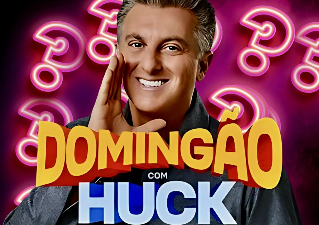 Luciano Huck nos bastidores do 'Domingão' - Divulgação/TV Globo 