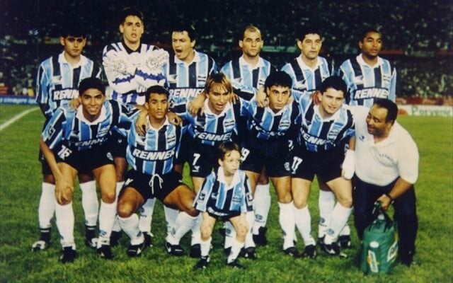 Time do Grêmio campeão da Libertadores em 1995. (Foto: Divulgação/Grêmio FBPA)