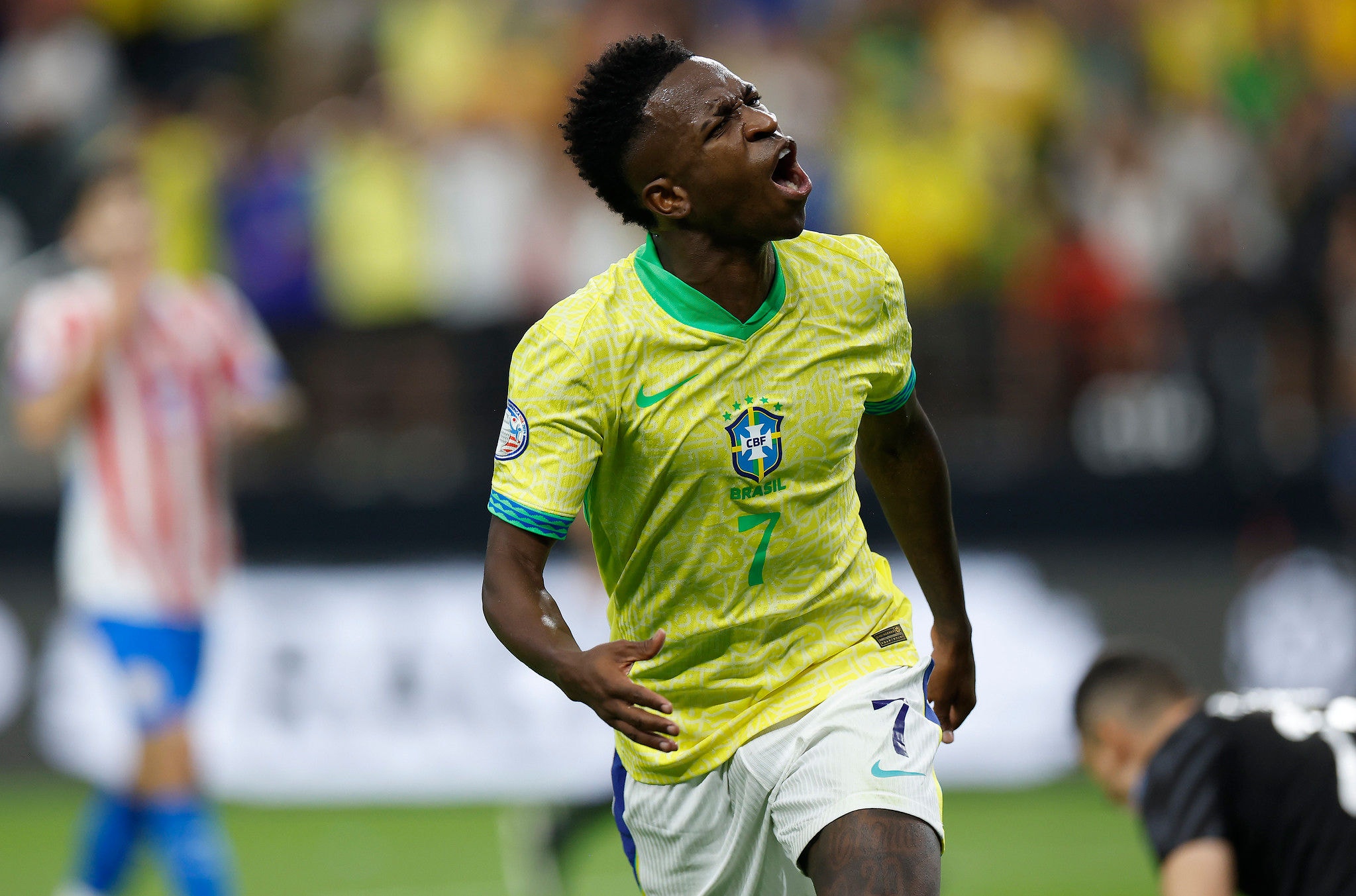 Vini Jr. deve ser titular na partida do Brasil diante da Colômbia