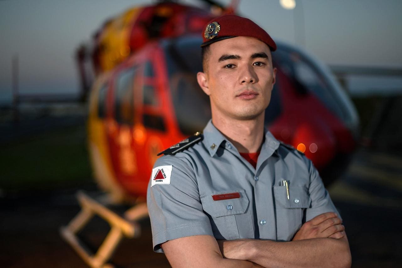 Conheça Pedro Aihara, o jovem porta-voz dos bombeiros em Brumadinho