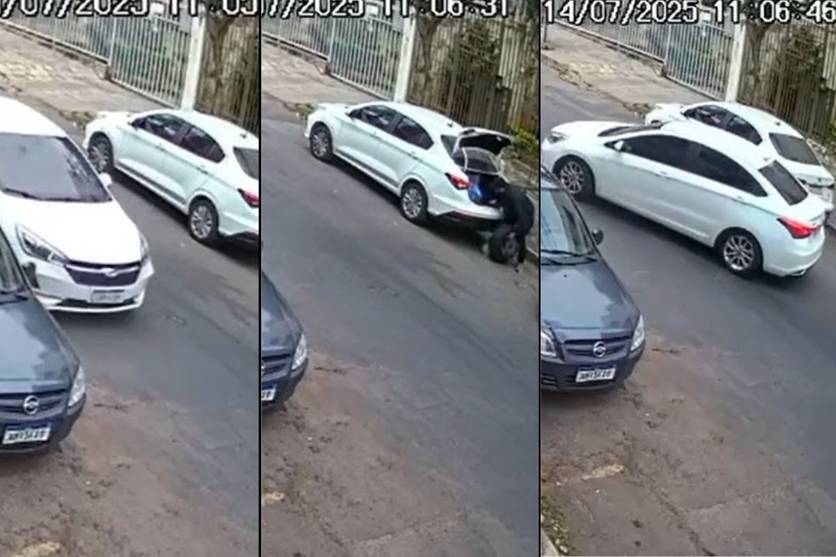 Carro foi furtado por criminosos no bairro Castelo