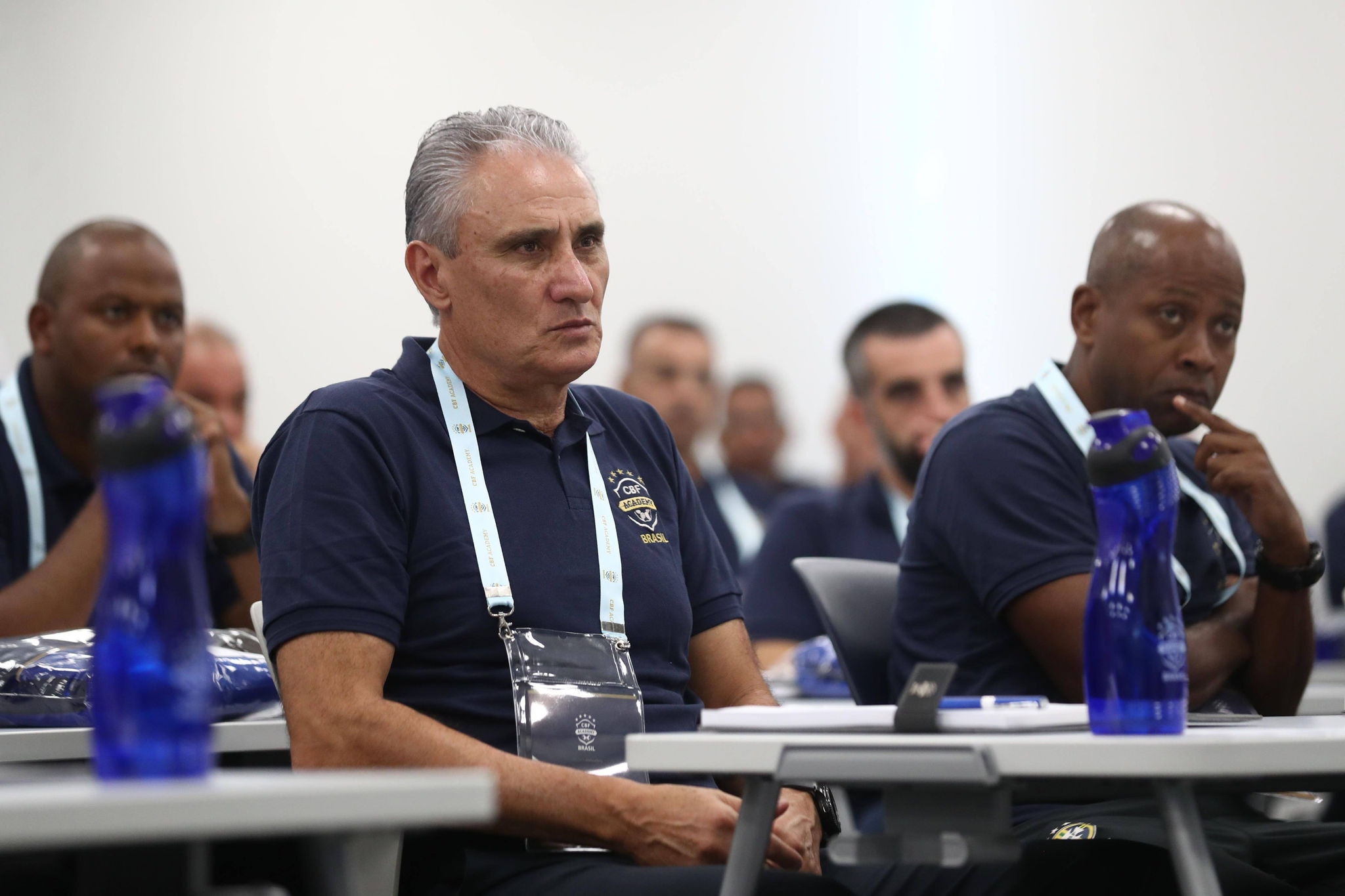 O técnico da seleção brasileira, Tite, participou de um curso promovido pela CBF nesta terça-feira