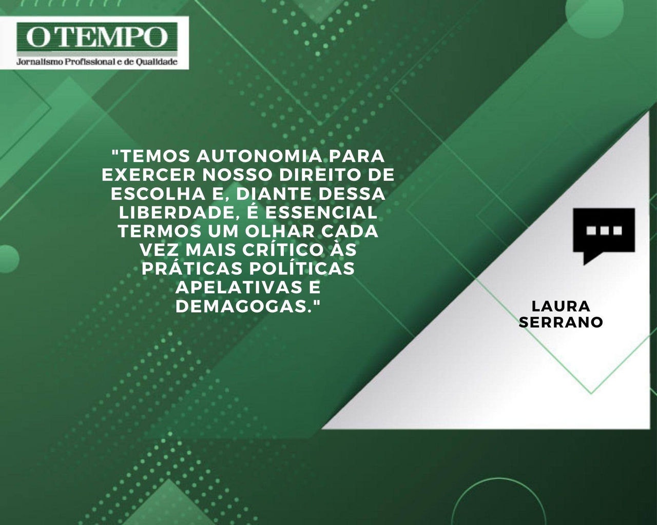 Artigo Como verncer uma eleição sem trabalhar, de Laura Serrano