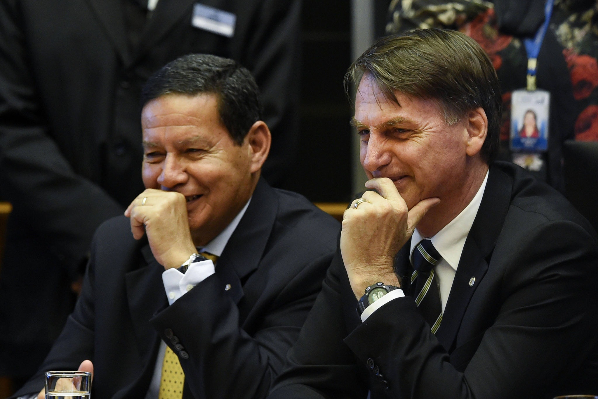General Hamilton Mourão e Jair Bolsonaro