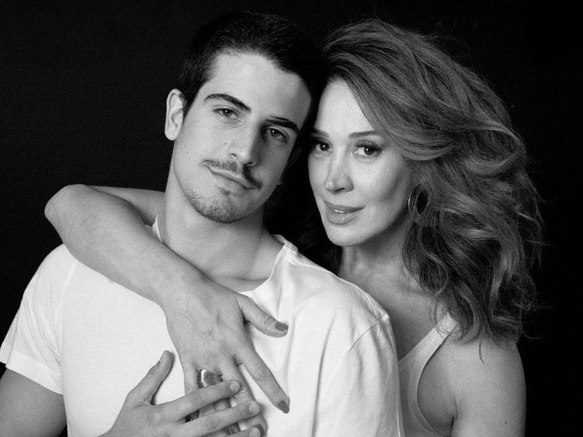 Enzo Celulari e sua mãe, a atriz Claudia Raia