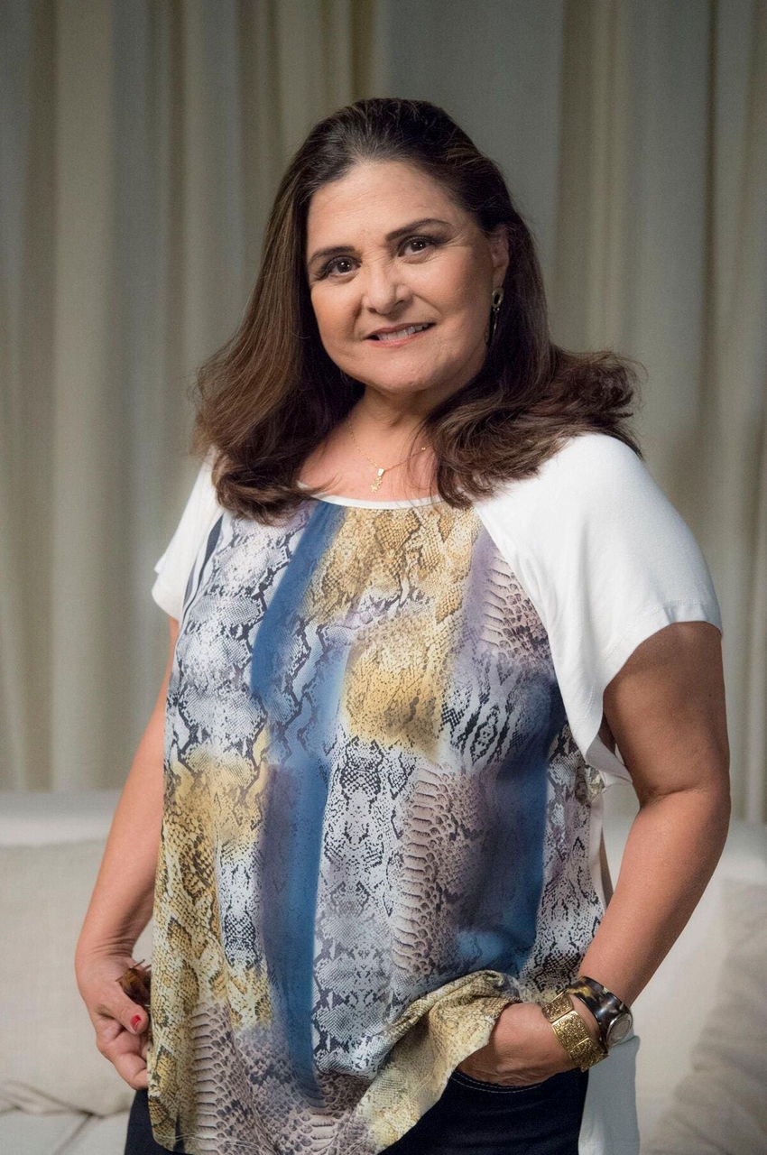 Elizangela começou a carreira ainda criança. Último trabalho na Globo foi na novela A dona do pedaço, em 2019