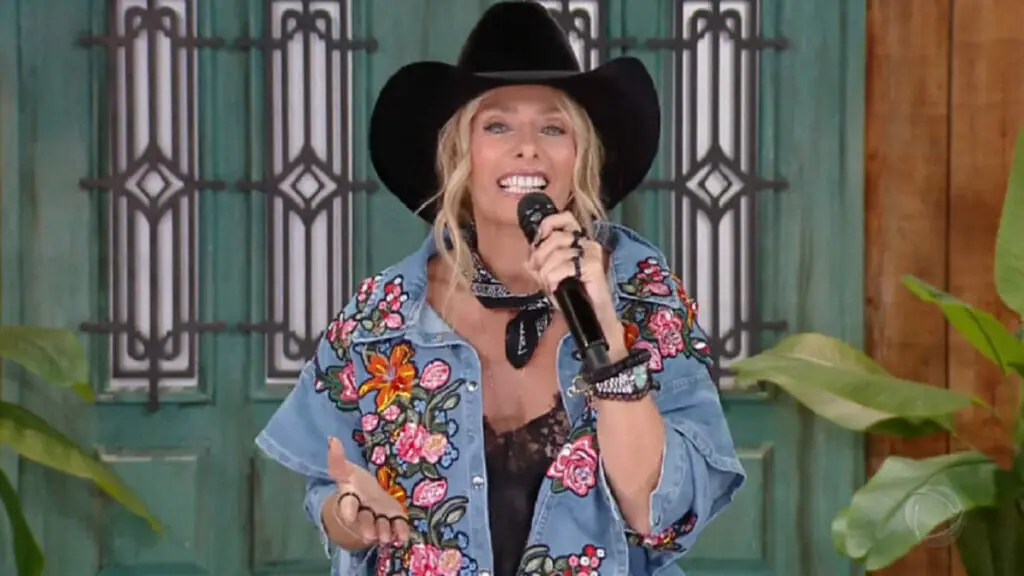 Adriane Galisteu em A Fazenda 15