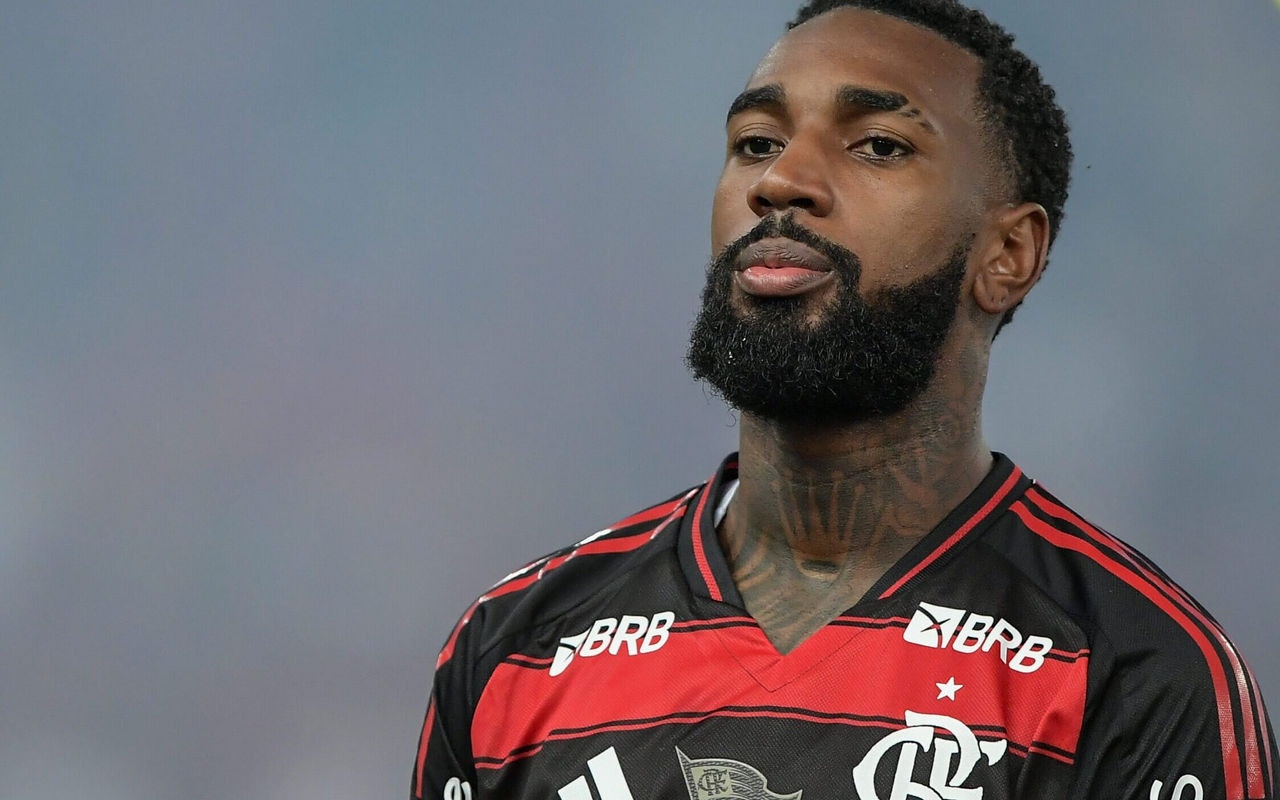 Gerson, do Flamengo (Foto: Thiago Ribeiro/AGIF)