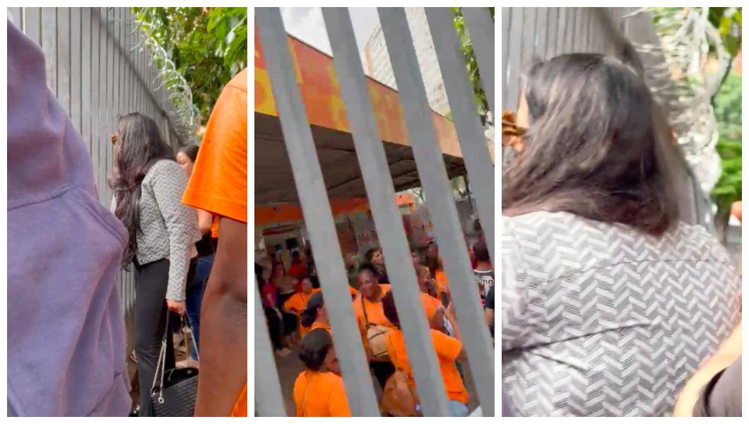Protesto no comitê do governador Romeu Zema (Novo)