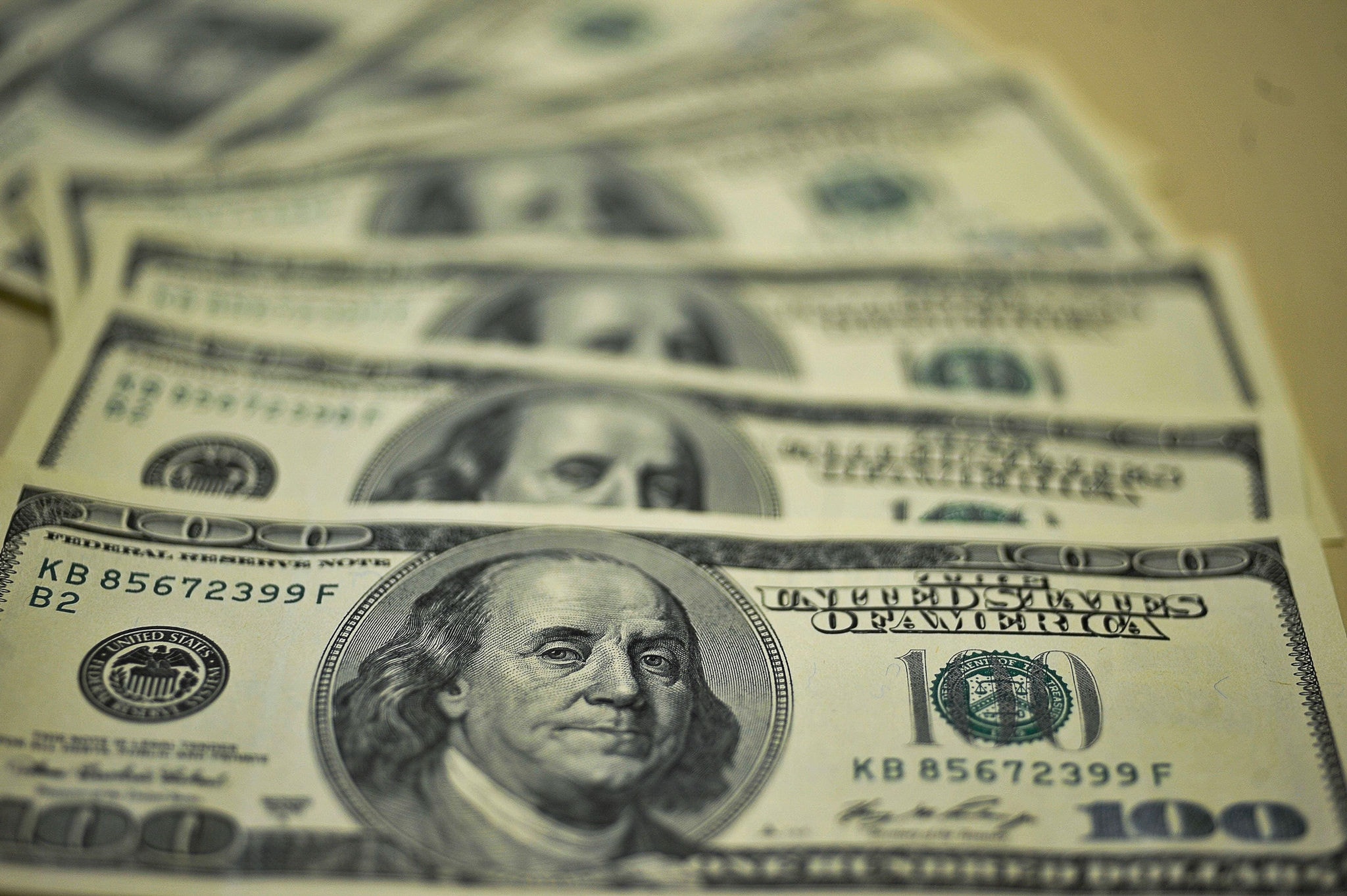 A desvalorização do dólar ocorreu pelo terceiro dia consecutivo
