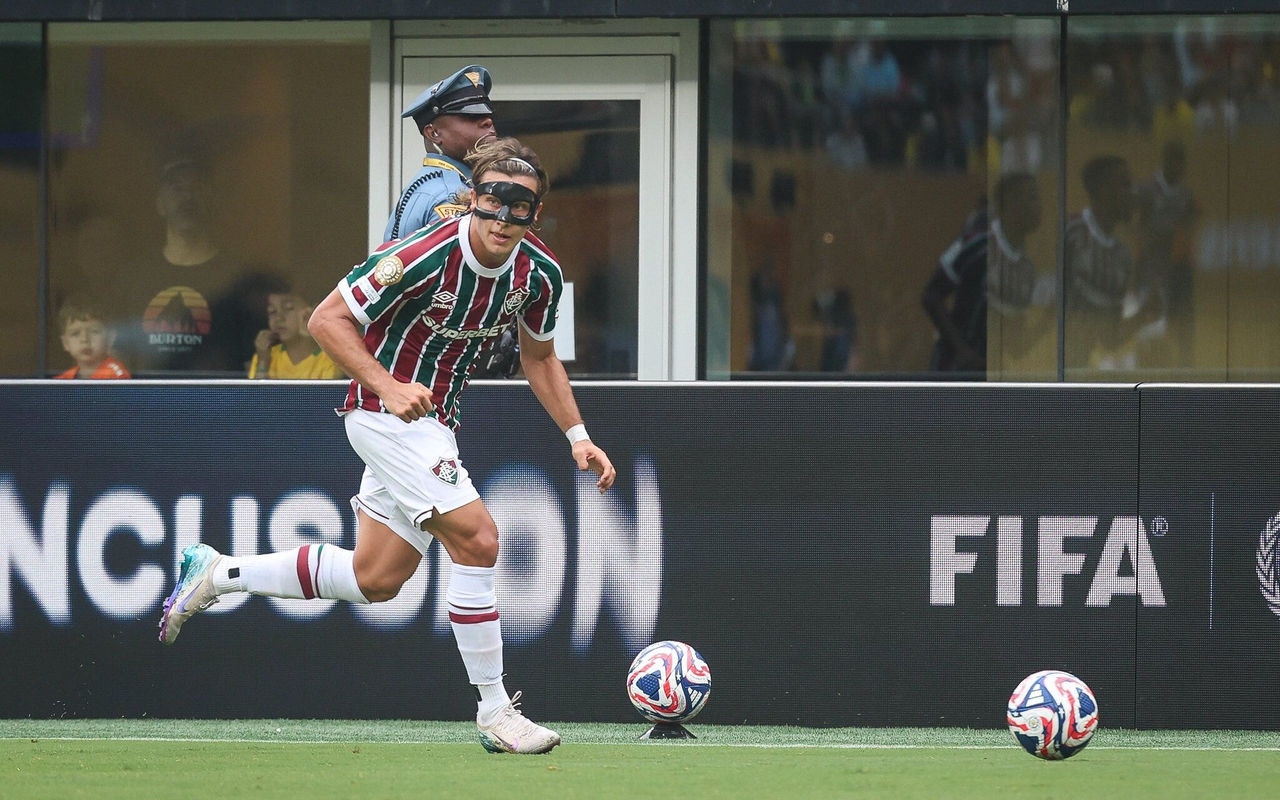 Canobbio em campo no jogo contra o Borussia (Foto: Marcelo Gonçalves/FFC)