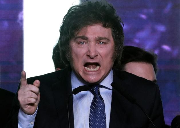 O presidente da Argentina, Javier Milei