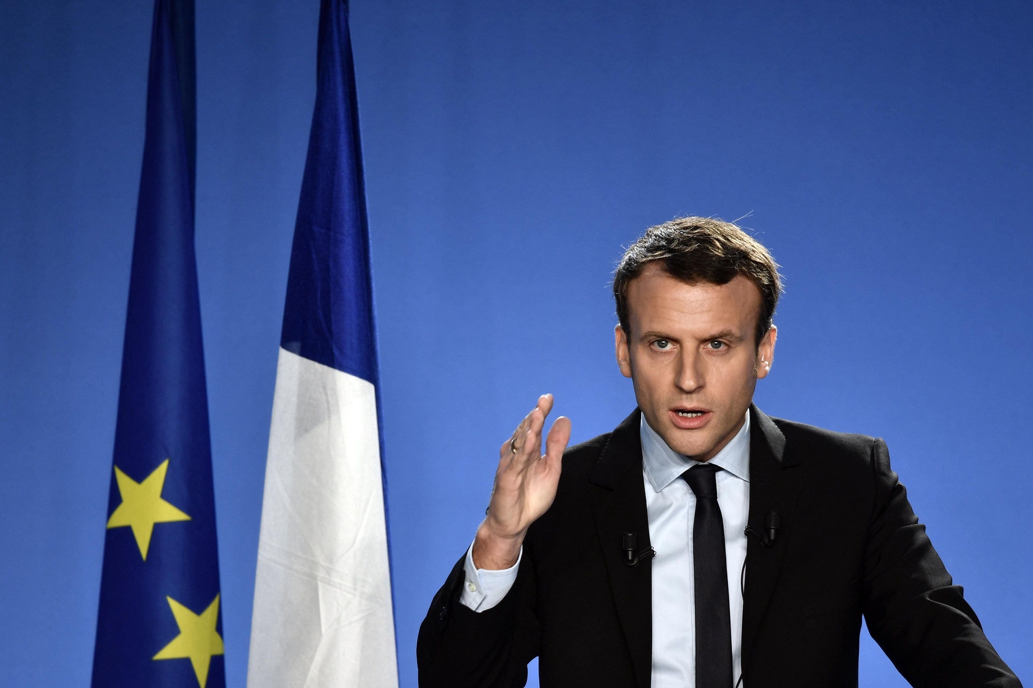 O presidente francês Emmanuel Macron 