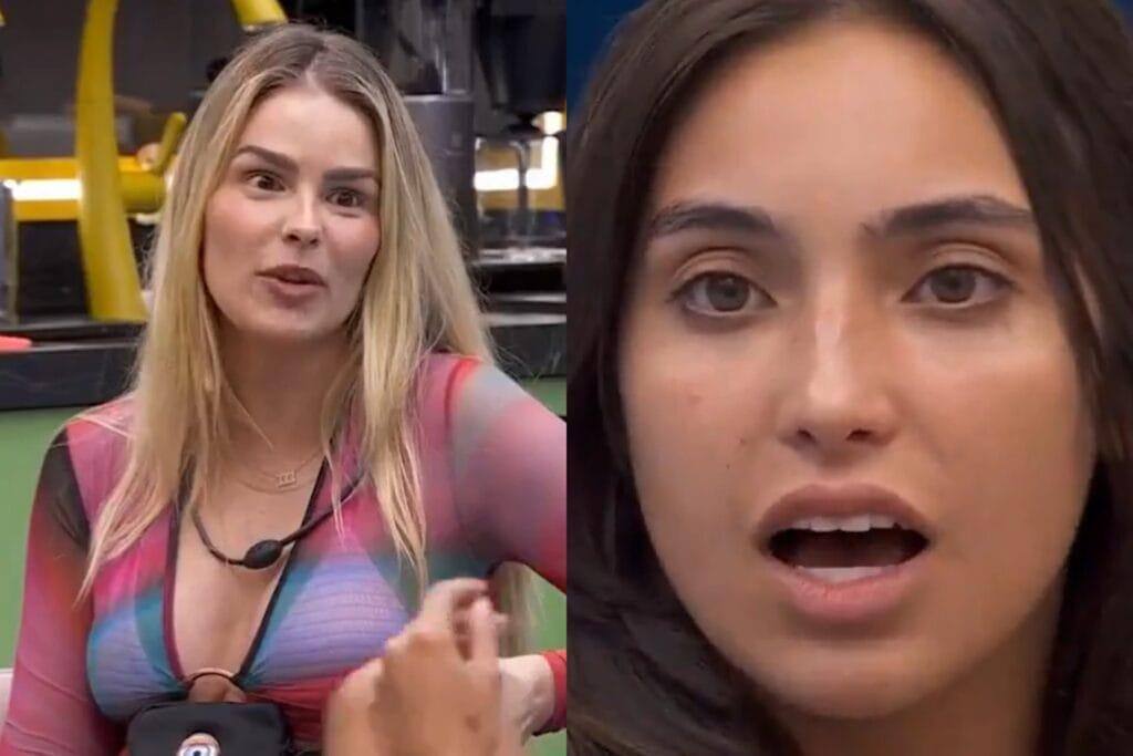 BBB 24: Yasmin Brunet e Vanessa Lopes se desentendem