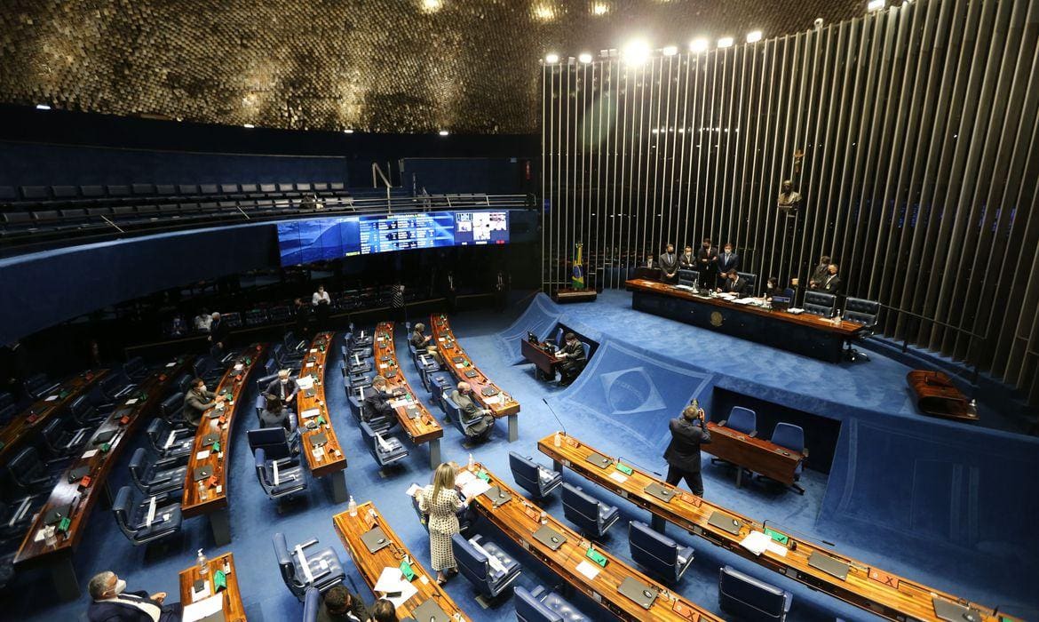 Plenário do Senado durante a votação do projeto de lei