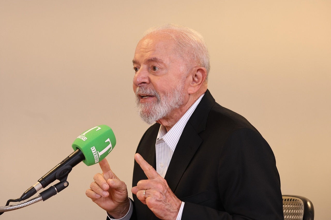 O presidente Lula em entrevista à FM O TEMPO