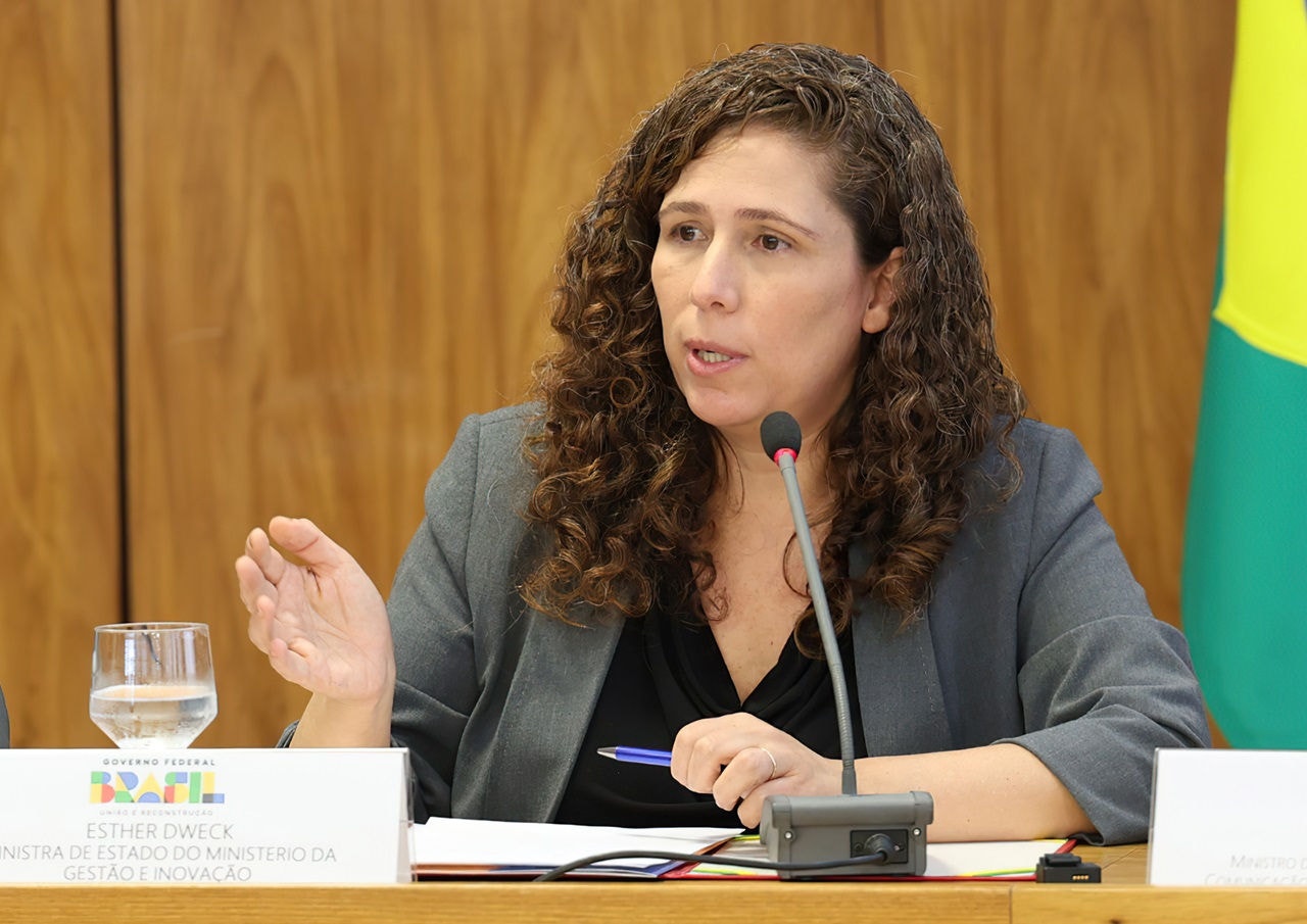 A ministra da Gestão e da Inovação em Serviços Públicos, Esther Dweck