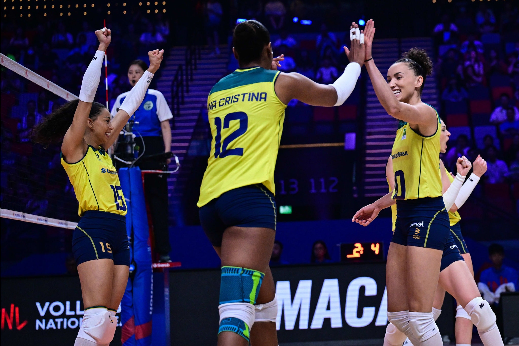 Seleção feminina de vôlei enfrenta a Tailândia para abrir o mata-mata da Liga das Nações 2024