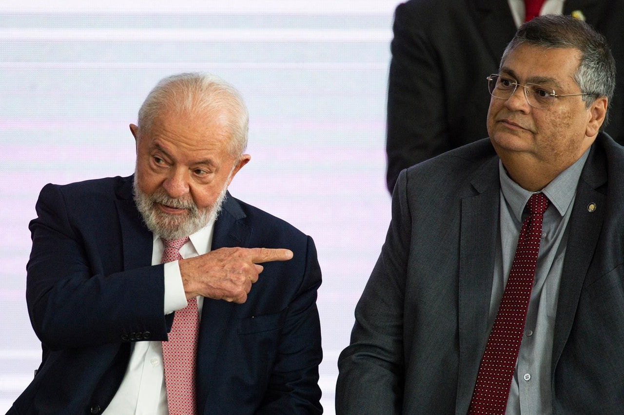 Lula e Flávio Dino