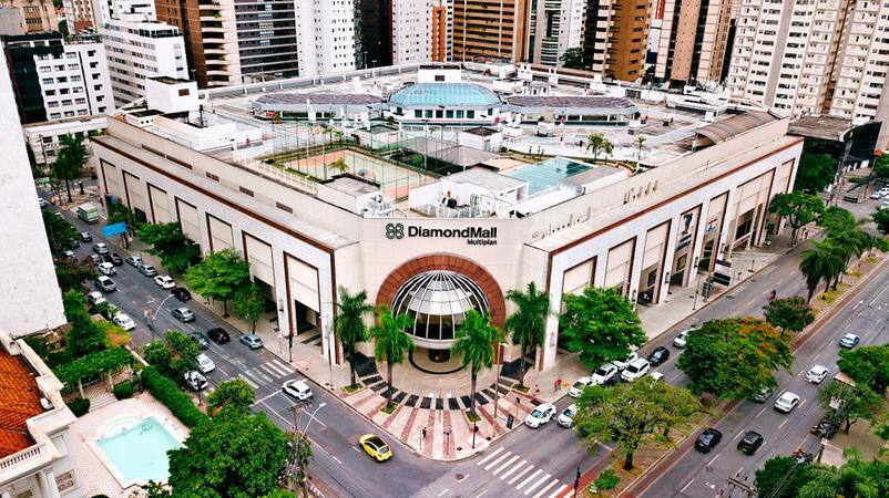 DiamondMall é um dos três shoppings da rede Multiplan em Belo Horizonte