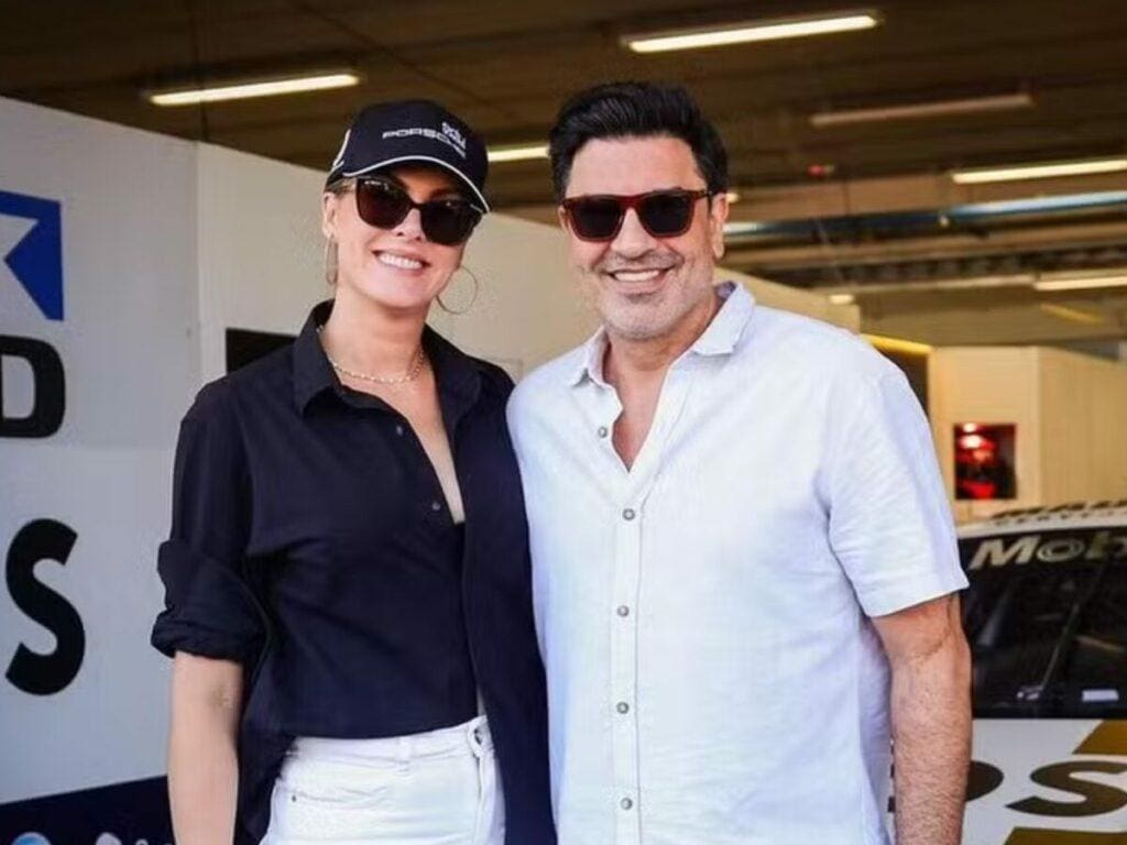 Edu Guedes agradece apoio de Ana Hickmann durante campeonato de automobilismo