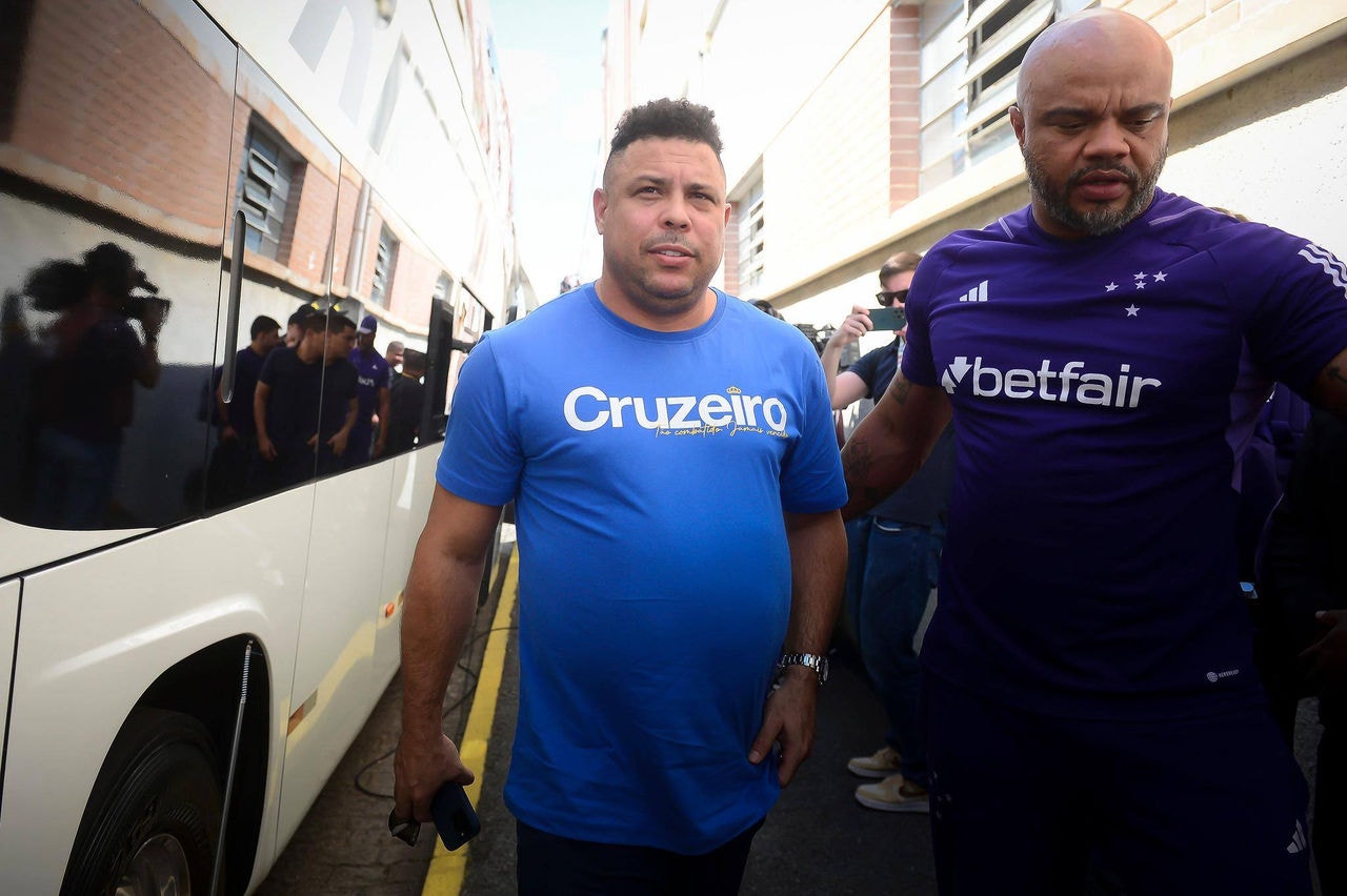 Ronaldo gosta de acompanhar o time de perto