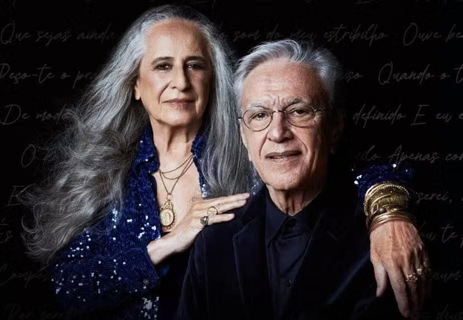 Maria Bethânia e Caetano Veloso se apresentam juntos em BH no dia 7 de setembro