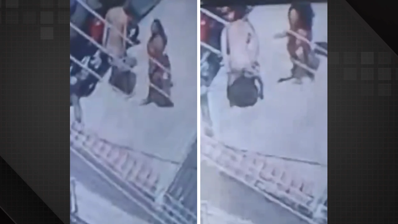 Flagra aconteceu durante a passagem do helicóptero da emissora pelo local