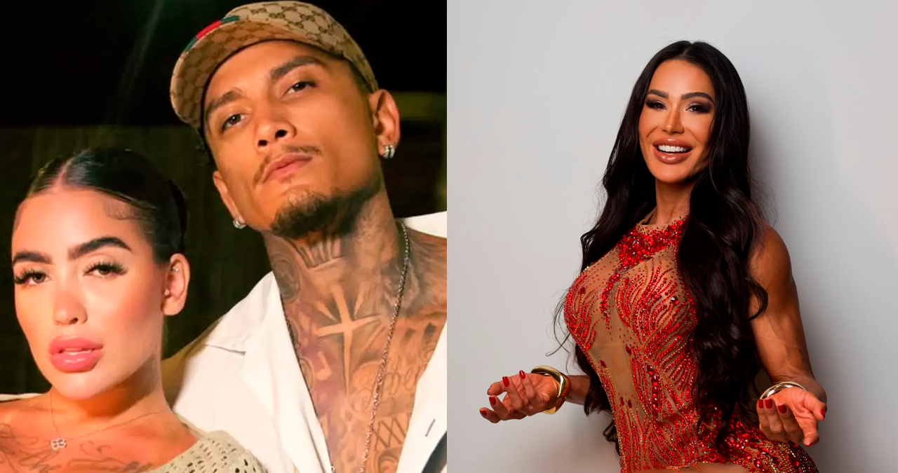 MC Mirella, seu marido Dynho Alves e Gracyanne Barbosa
