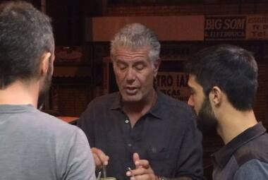 Anthony Bourdain, está em BH