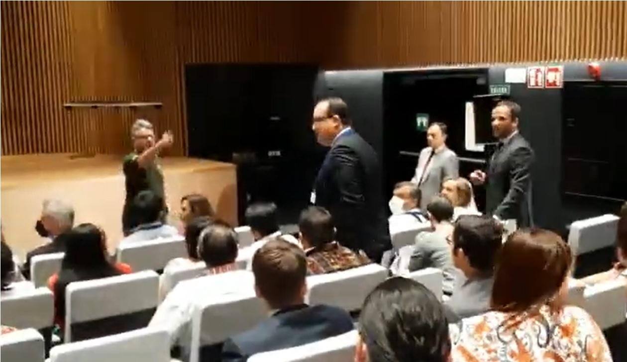 Marcelo Xavier é expulso por Ricardo Rao durante evento da ONU em Madri