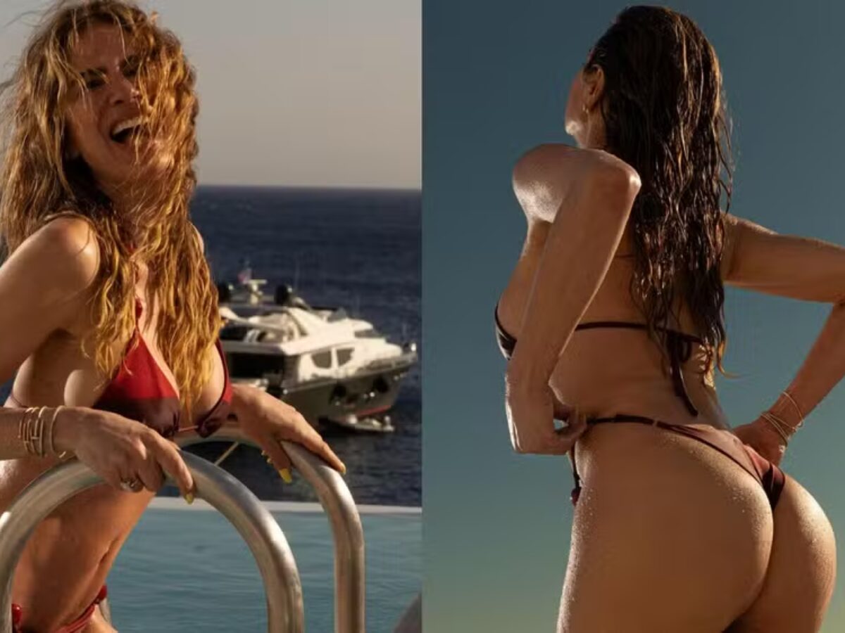 De biquíni, Luciana Gimenez abre álbum de fotos em Mykonos e ganha elogios: 'Deusa grega'
