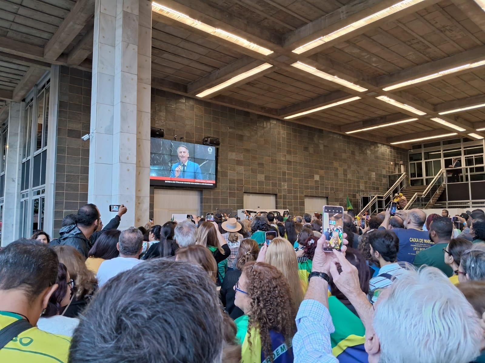 Apoiadores de Bolsonaro na ALMG