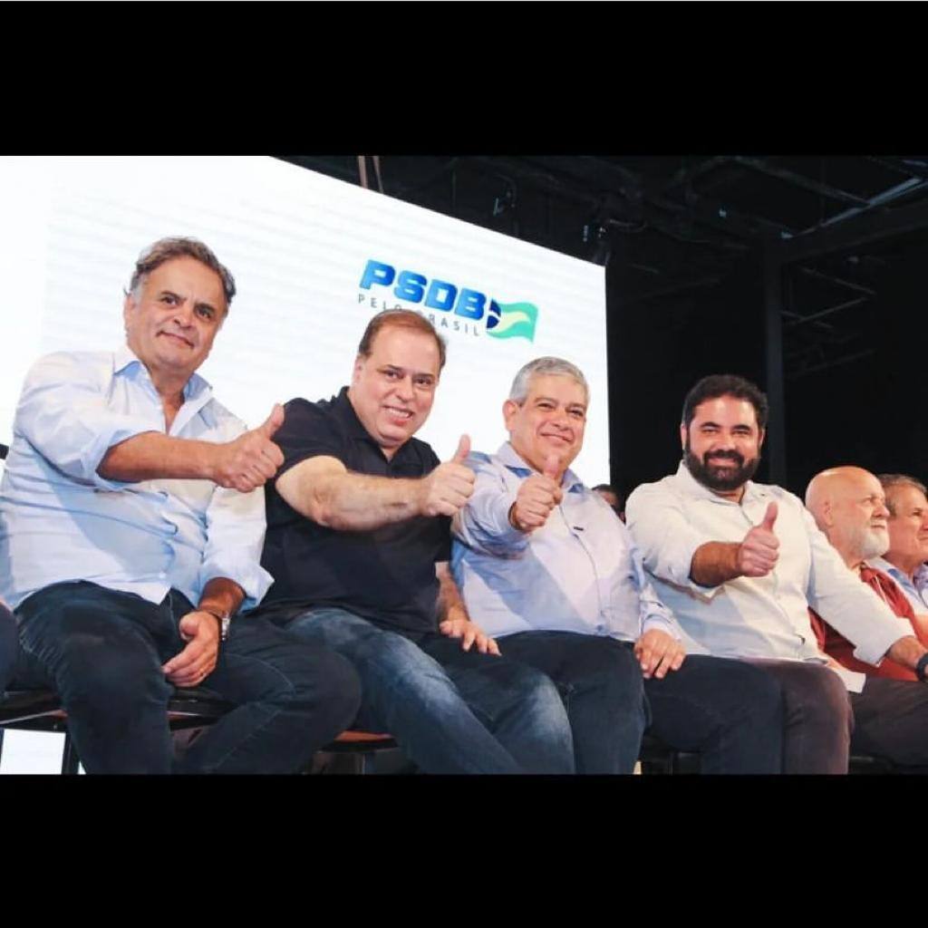 Aécio Neves e Marcus Pestana