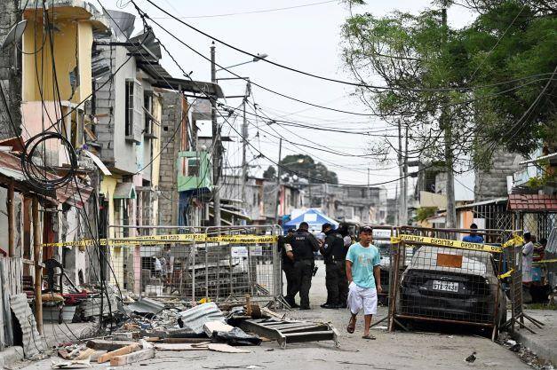 Guarda Nacional atua em toda região de Guayaquil onde foi registrada explosão
