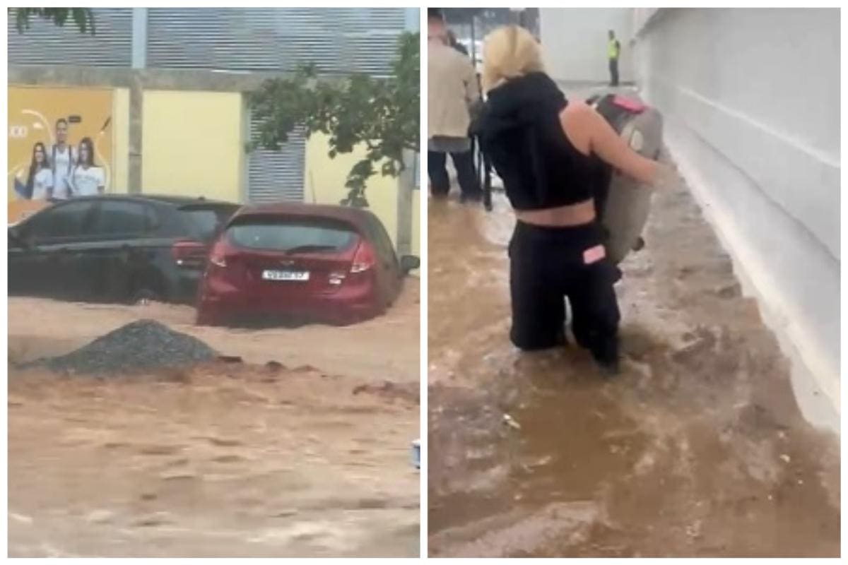 Avenida Sebastião de Brito e o entorno do Aeroporto da Pampulha ficaram alagados