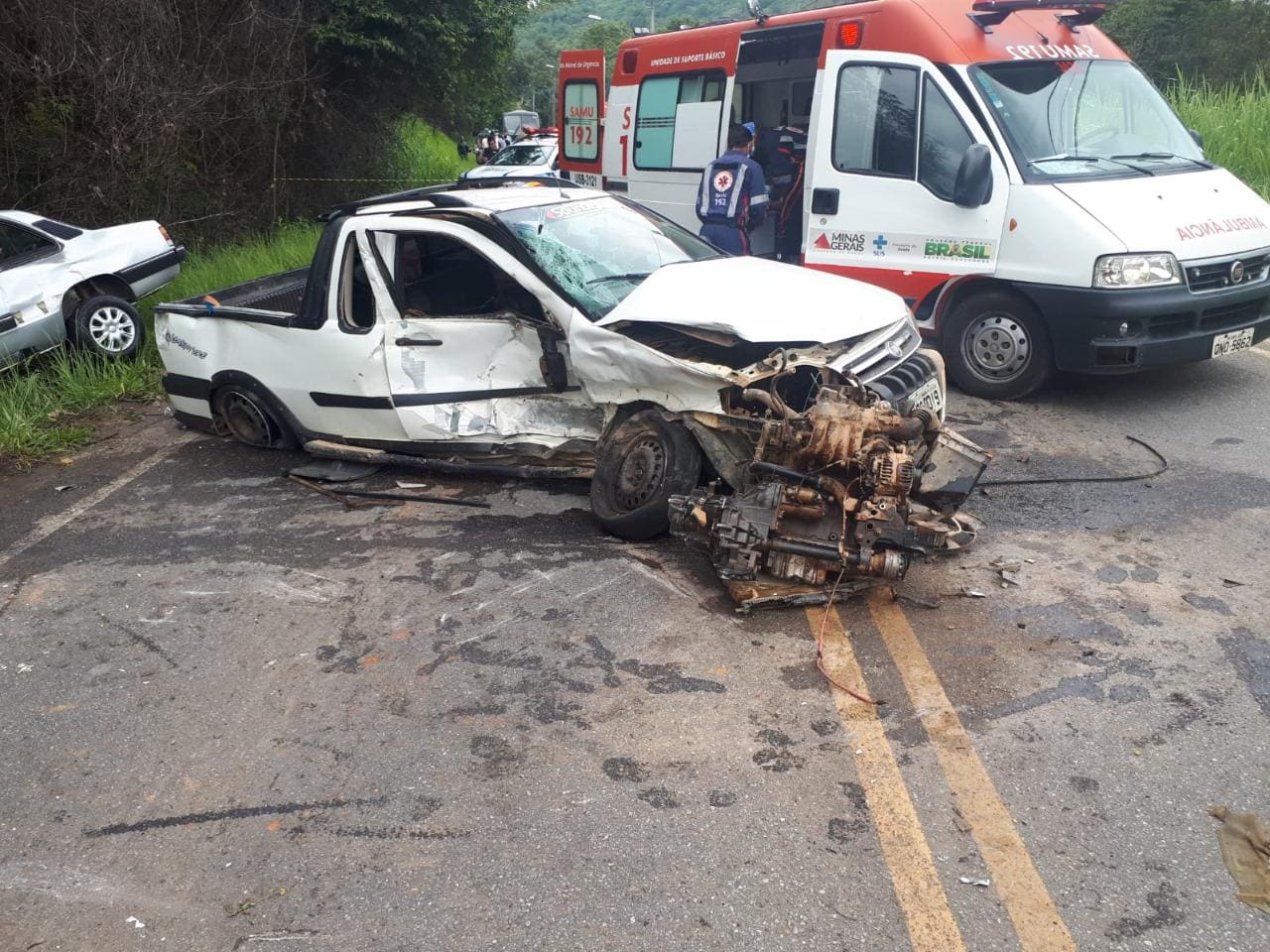 Acidente em Santa Luzia