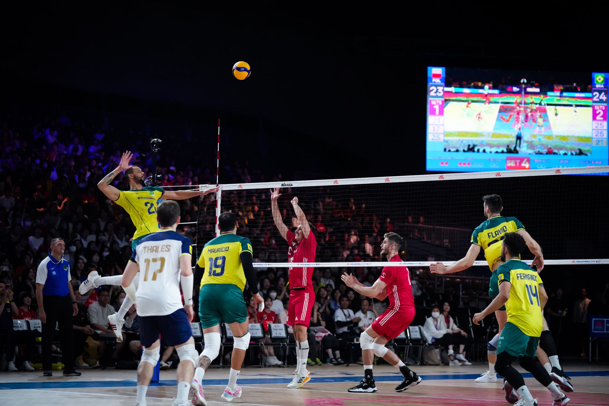 Seleção masculina de vôlei ainda disputa a VNL