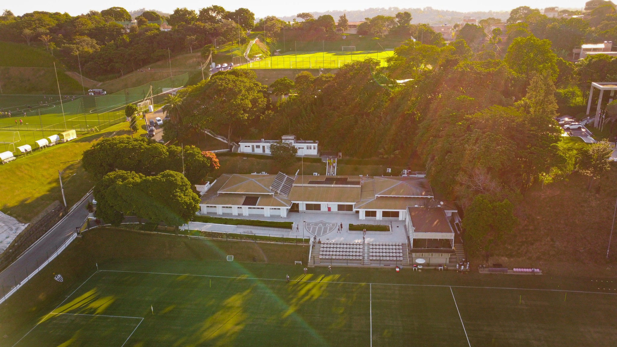 Cidade do Galo, centro de treinamento do Atlético, em Vespasiano
