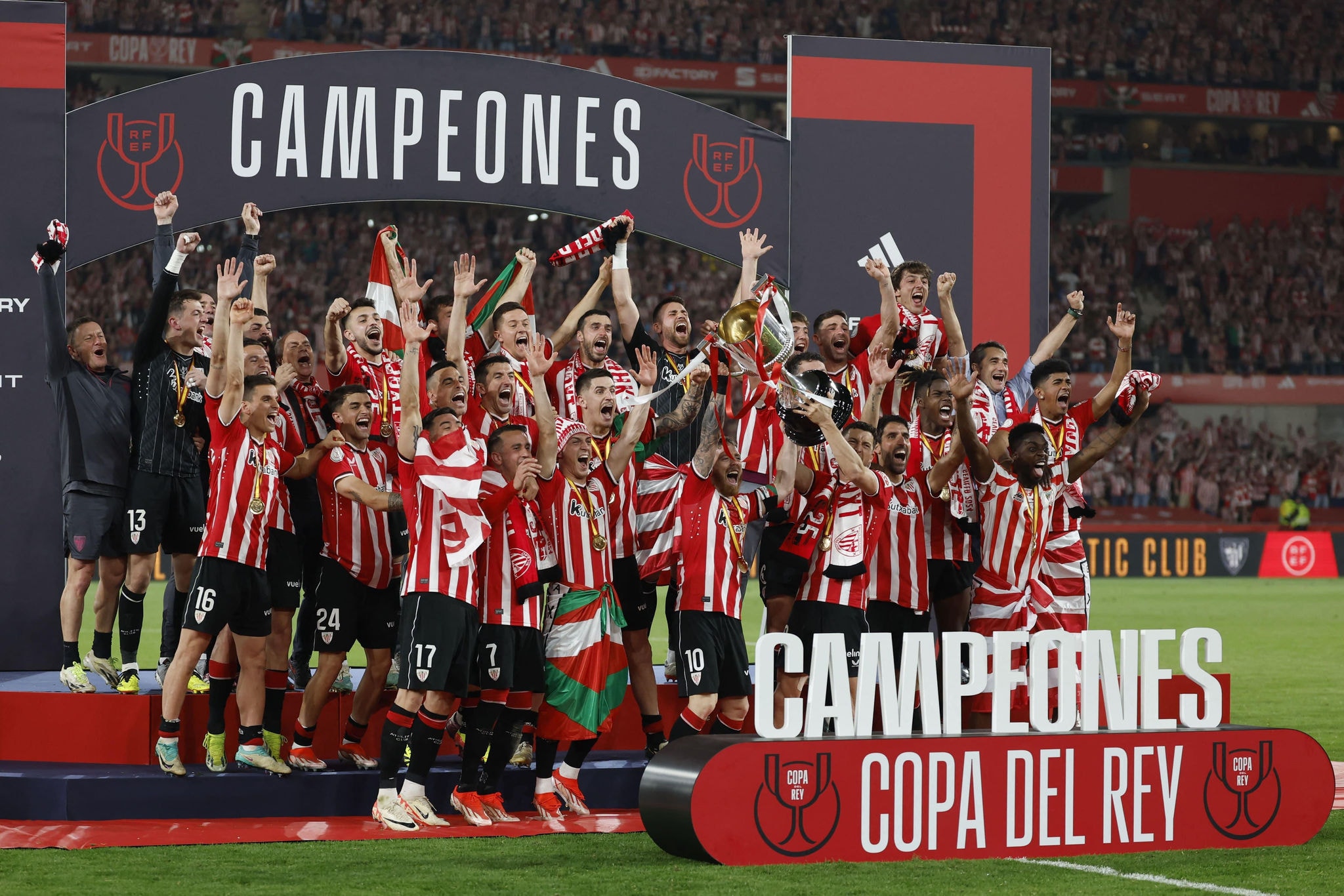 Athletic Bilbao faturou a Copa do Rei