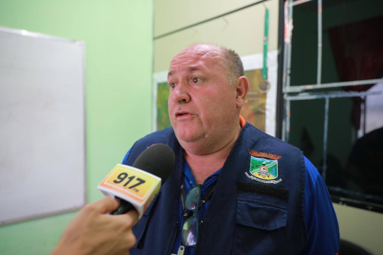 Coordenador da Defesa Civil Municipal de Sarzedo, José Geraldo Ferreira
