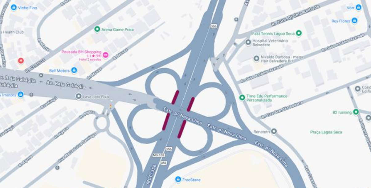 Faixas serão afixadas na região para orientar motoristas