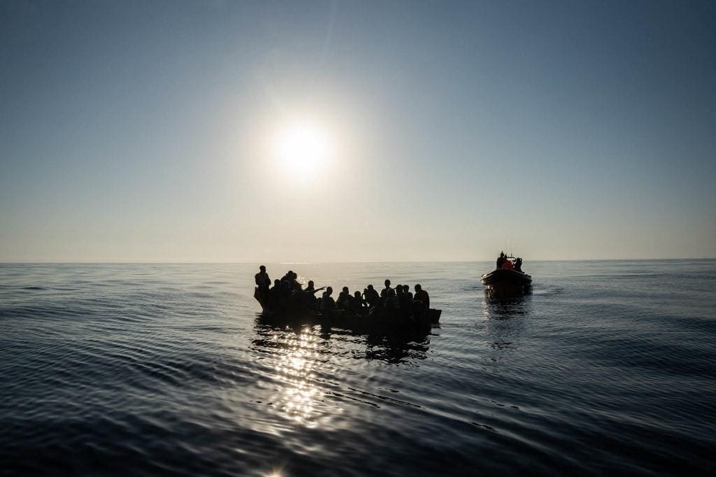 Migrantes no Mediterrâneo