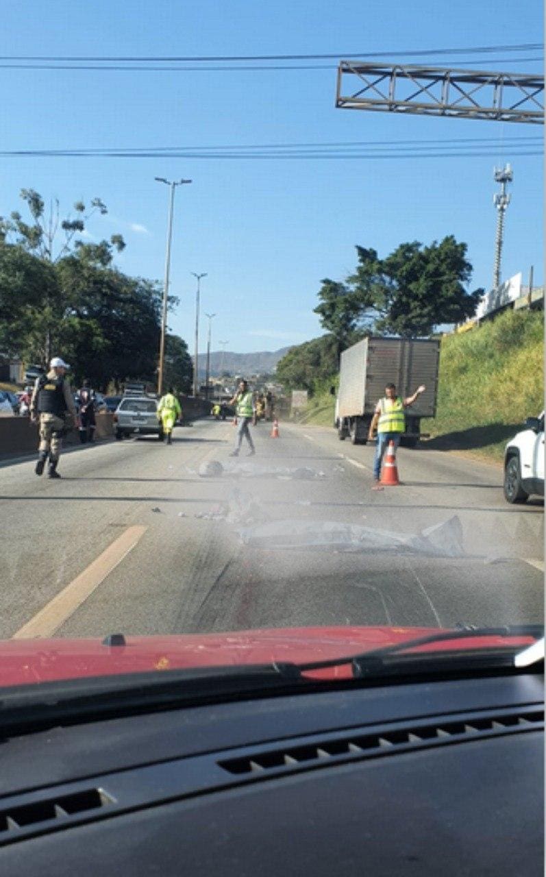 Acidente no Anel Rodoviário em BH deixa dois mortos no Betânia