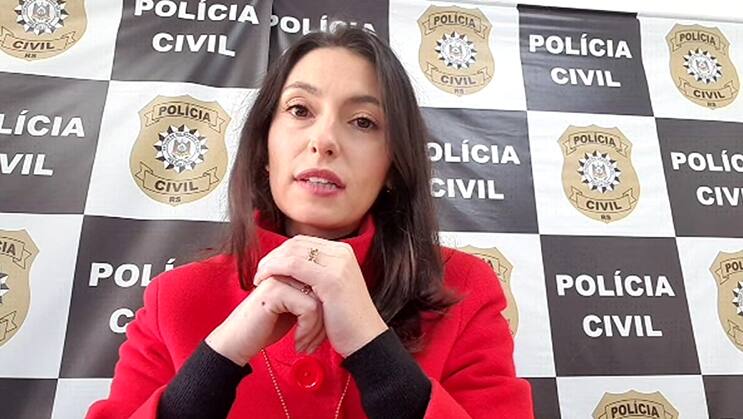 Delegada Marcela Ehler, do DHPP de Novo Hamburgo, em entrevista a O TEMPO