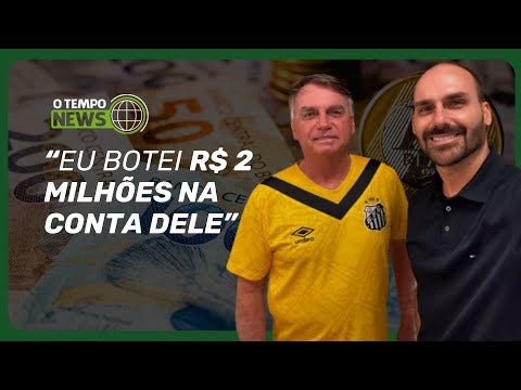 Jair Bolsonaro admitiu, em coletiva após o depoimento, a ajuda ao filho Eduardo
