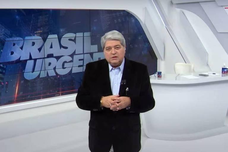 José Luiz Datena apresenta o 'Brasil Urgente', na Band