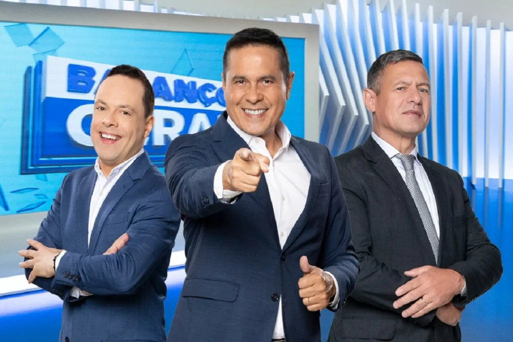 Thiago Gardinali, Willian Leite e Diógenes Lucca no Balanço Geral Manhã SP