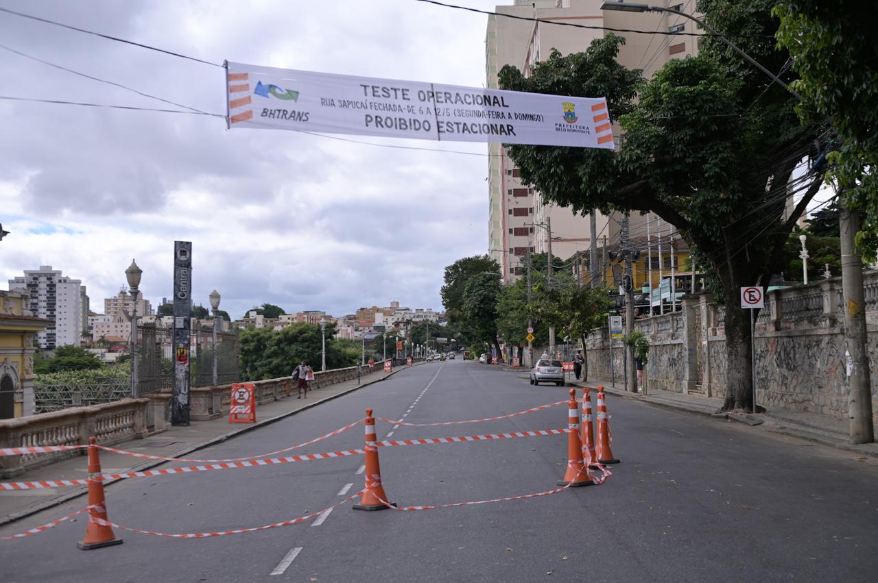 Rua Sapucaí, no bairro Floresta, ficará fechada até o próximo domingo (13)